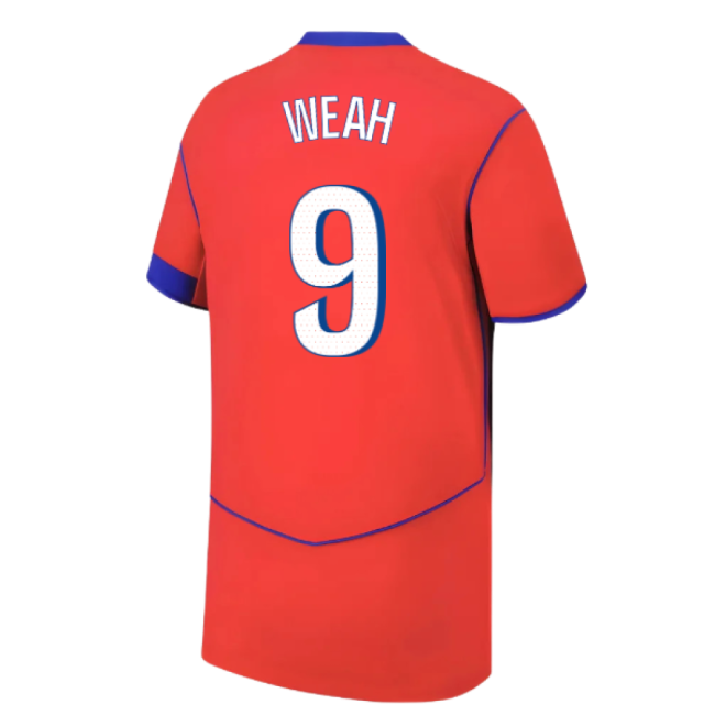 2025-2026 PSG Third Shirt (Kids) (Weah 9)-Vantage Point Soccer